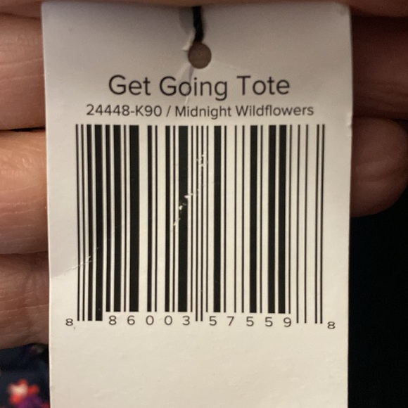 BNWT Vera Bradley Get Going Tote - Picture 10 of 11